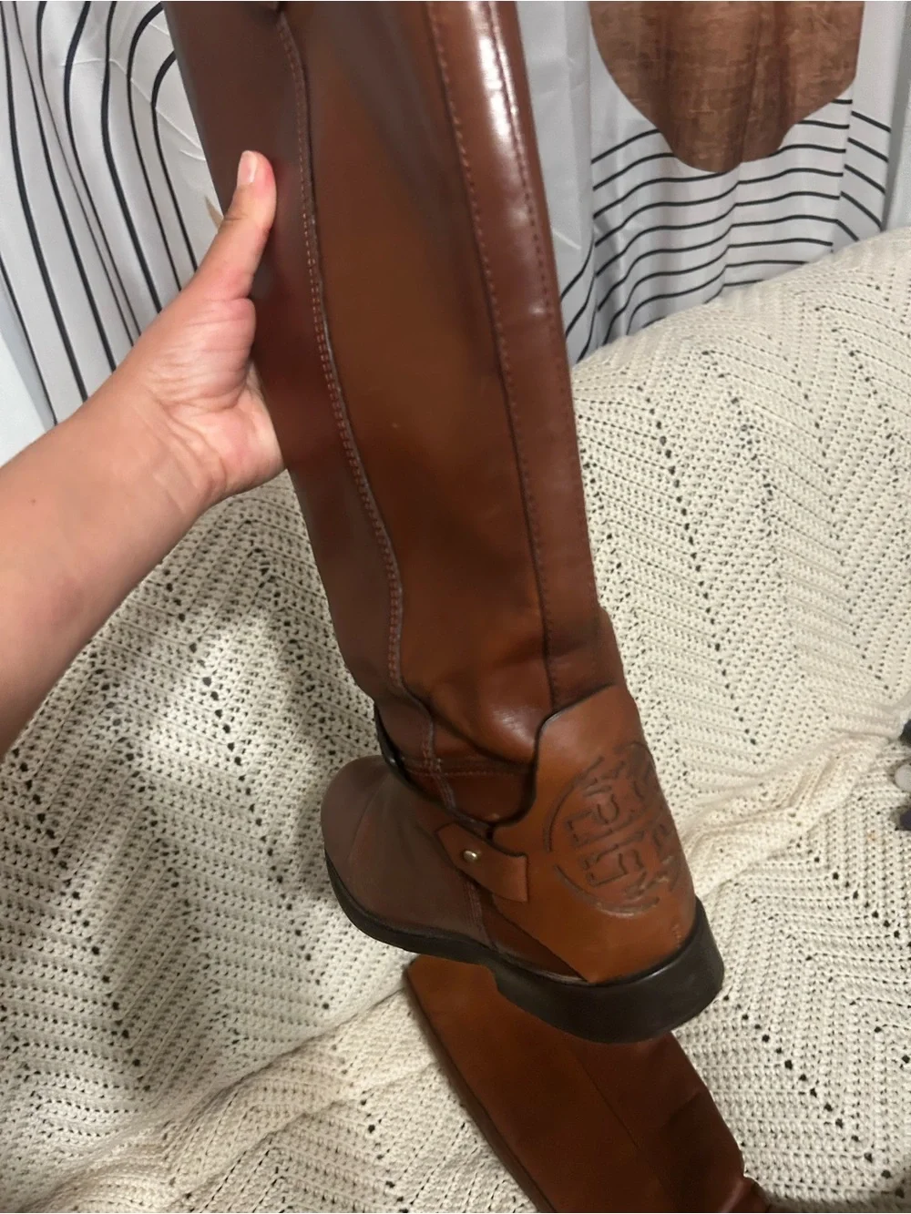 Tory Burch Derby Riding Boot